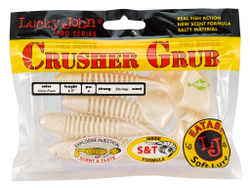 Твистеры съедобные LJ Pro Series Crusher Grub 4.5 in (114 мм), цвет 026, 4 шт