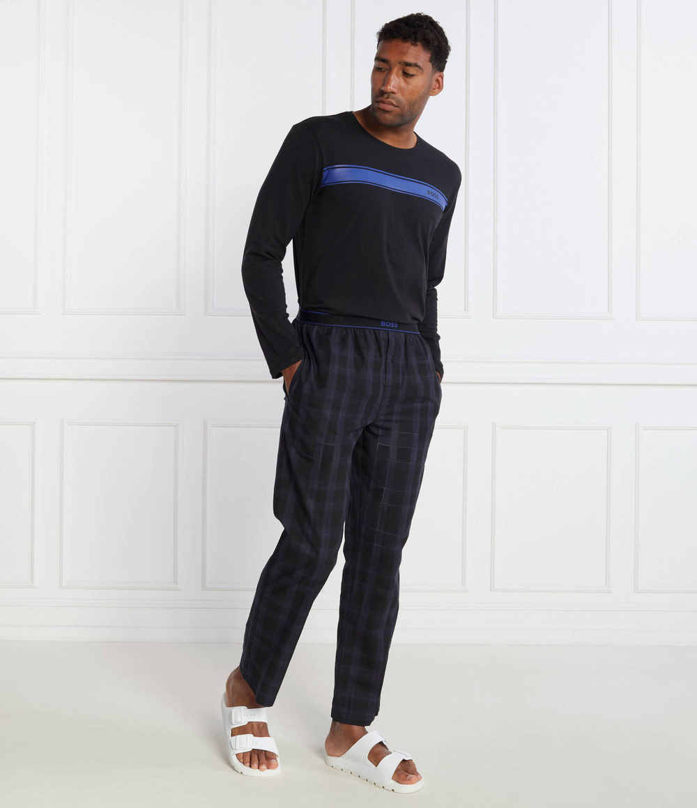 Пижамы Urban Long Set BOSS BLACK - темно-синий(50501819)