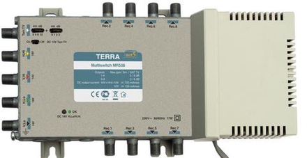 Мультисвитч MR508 TERRA. оконечный, 4 вх./8 вых., 220В