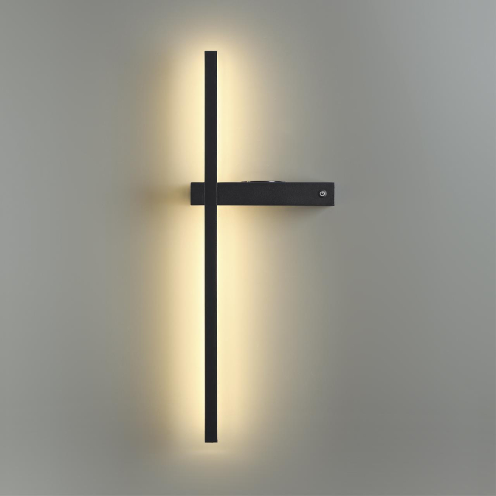 5695/6WL LEDIO LN23 000 чёрный Настенный светильник LED 6W 3000K 450Лм 220V BLAKE