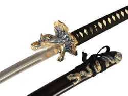 Art Gladius Вакидзаси "Дракон пожирающий змею"