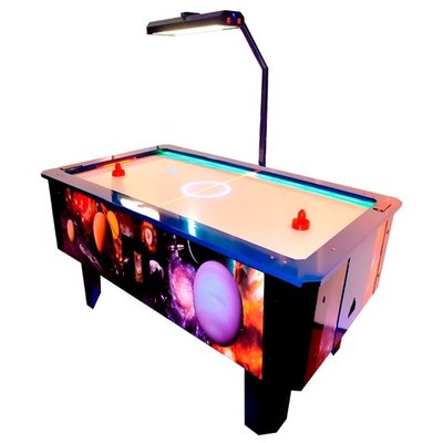 Детский аэрохоккей (180х110х75 см) с лампой над полем