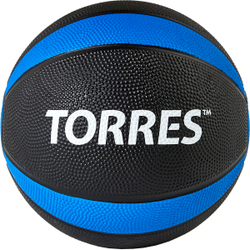 Медбол TORRES AL00223, 3кг., черно-синий
