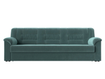 Диван прямой Карелия, Бирюзовый, Велюр, 113315