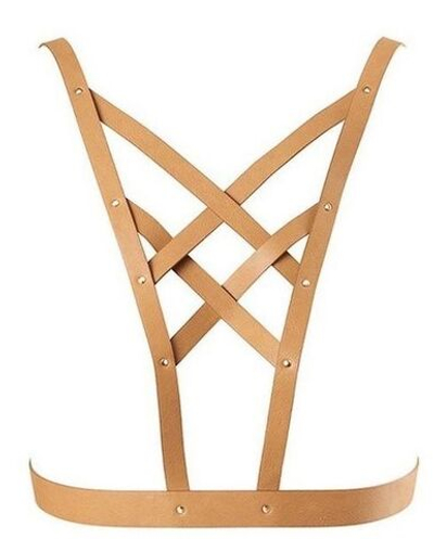 Коричневая упряжь MAZE Cross Cleavage Harness (Цвет: коричневый)