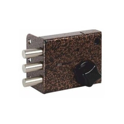 Замок Сенат накладной ЗНС 10-5 5кл 3-ригеля 533