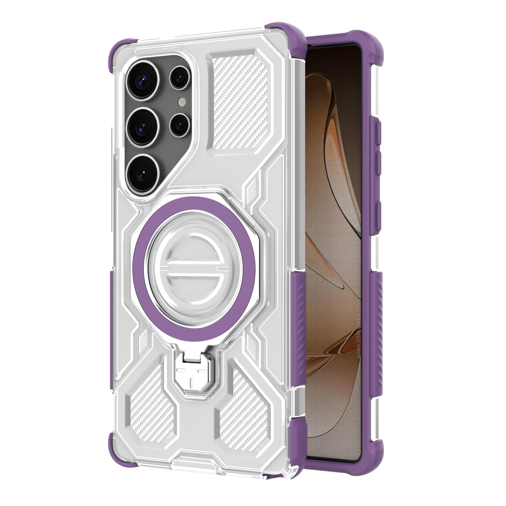 Прозрачный силиконовый чехол Expressive Clear Case для Samsung Galaxy S25 Ultra