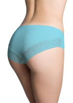 Трусики-слипы с кружевом Cheekie (Размер: S) (Цвет: черный)