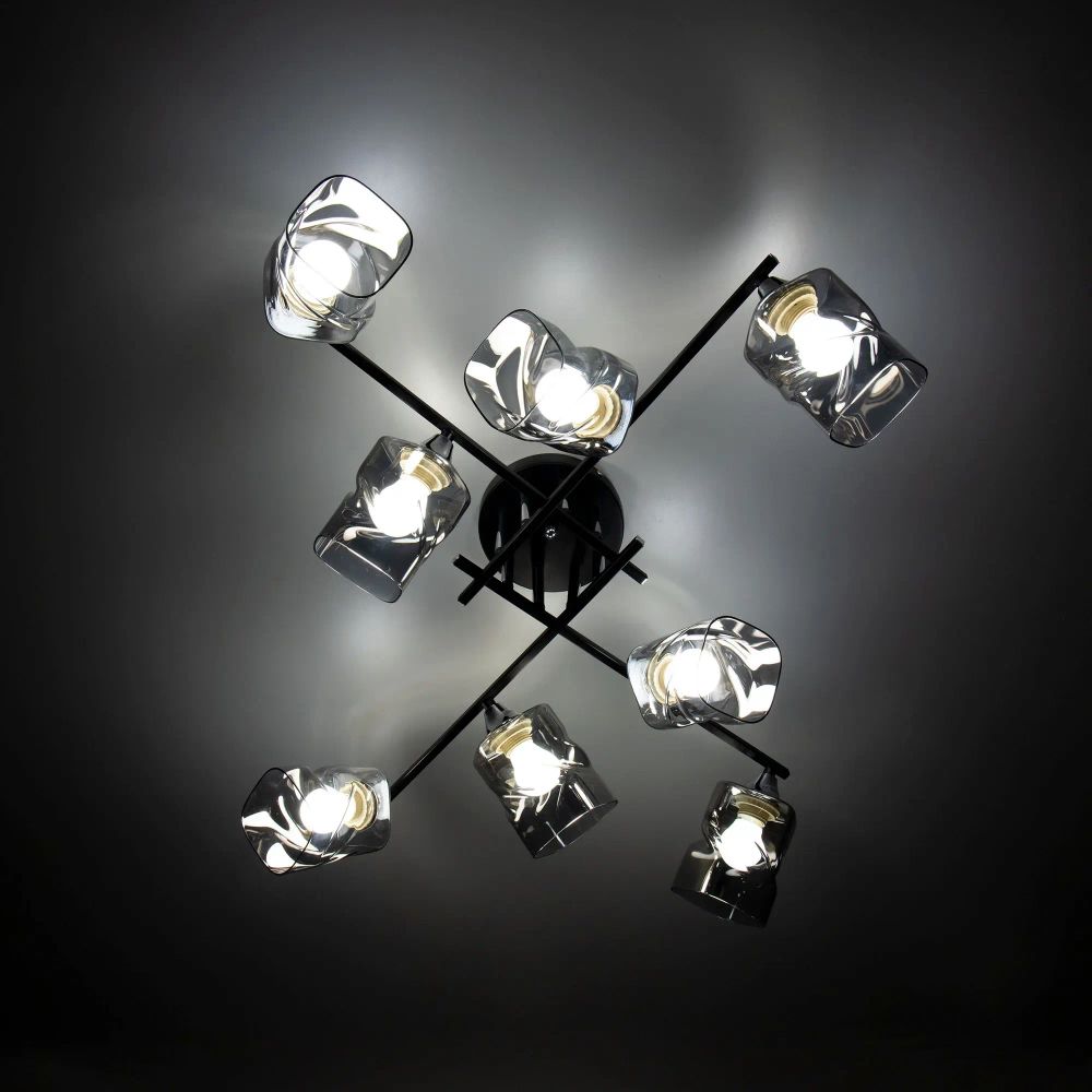 Citilux Клаус CL134185 Люстра потолочная Чёрная