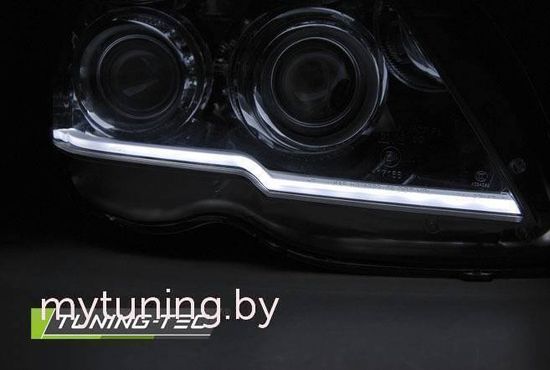 Фары передние TUBE LIGHT CHROME для Mercedes GLK X204