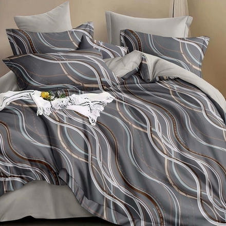 Комплект постельного белья "IS. 6963", поплин, 100% хлопок, Россия.