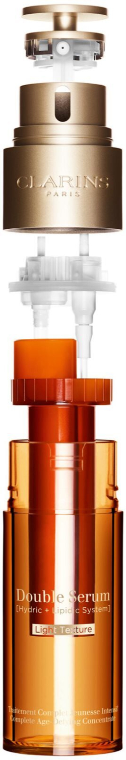Clarins Double Serum Light Texture - интенсивная антивозрастная сыворотка /   50  ml  / GTIN 3666057106965