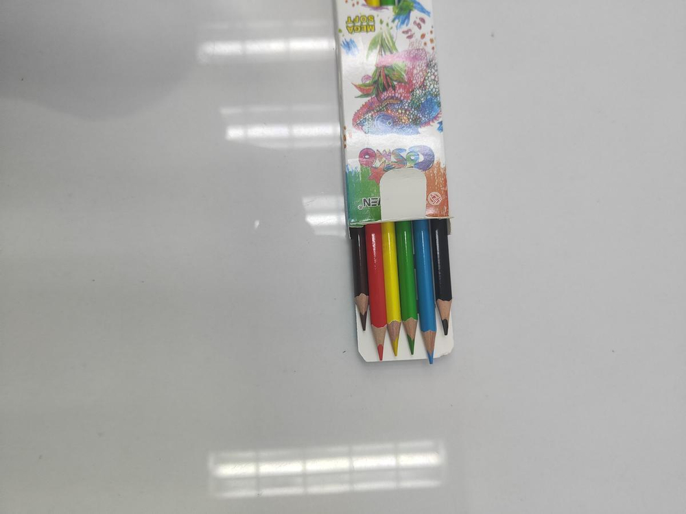 Карандаши цветные шестигранные "Девочки", 6 штук