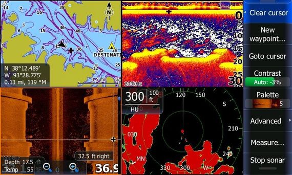Картплоттер-эхолот Lowrance НDS-12 ROW WIDE (GEN2 Touch)