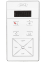 Душевая кабина RIVER  DUNAY  80/24 MT 80х80 см,  матовое стекло, поддон средний, радио