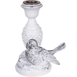 Подсвечник Птичка Терра правый Белый