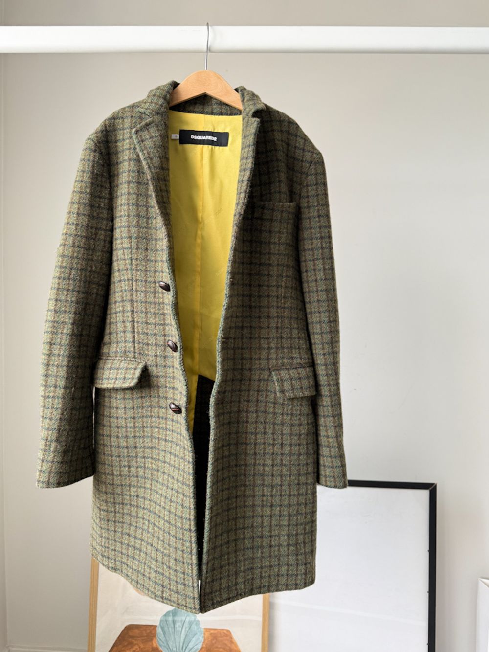 Шерстяное пальто Dsquared, 152