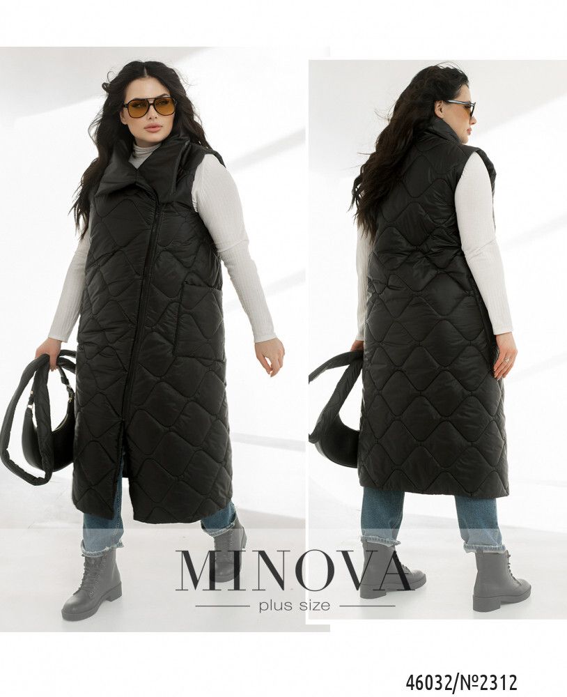 Жилет 2312-черный Minova