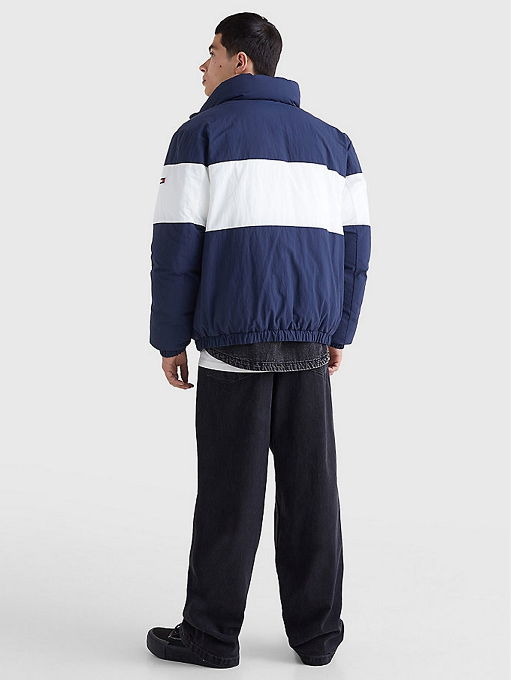 Пуховик Tommy Jeans Reversible Logo Puffer Twilight Navy / Multi