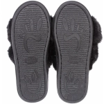 Тапочки женские домашние «TWIN», цвет чёрный, р-р 38-39