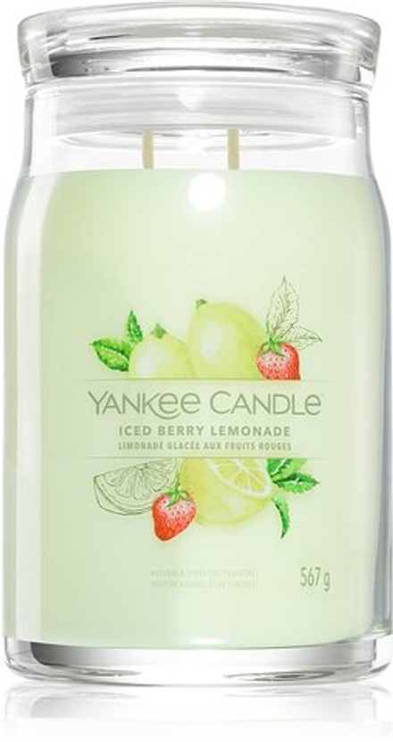 Yankee Candle Iced Berry Lemonade - Фирменная ароматическая свеча /   567  g  / GTIN 5038581129006