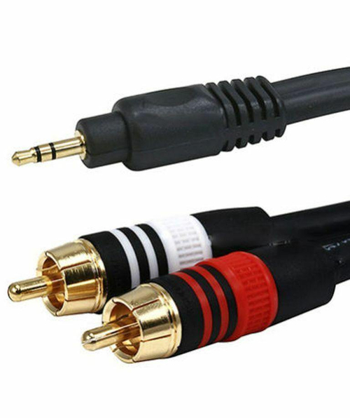 Шнур 3.5-2RCA 3-метрa HQ