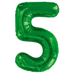 Цифра 5, Slim, Зеленый 34" Fl