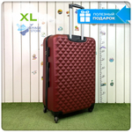 Большой чемодан L'Case Phatthaya, бордовый