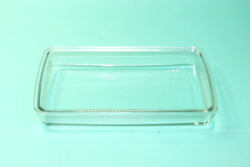 Стекло фары КамАЗ прямоугольное, гладкое