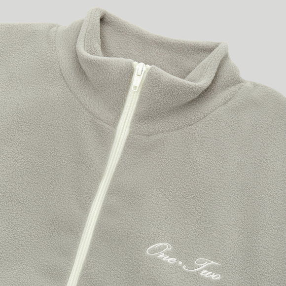 Zip-Up Sweatshirt Grey