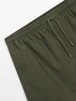 Massimo Dutti Однотонные плавки, хаки