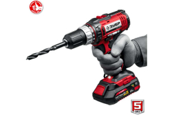 Дрель-шуруповерт ЗУБР 18 В, 2 АКБ, 2 Ач, в кейсе ДШЛ-185-22