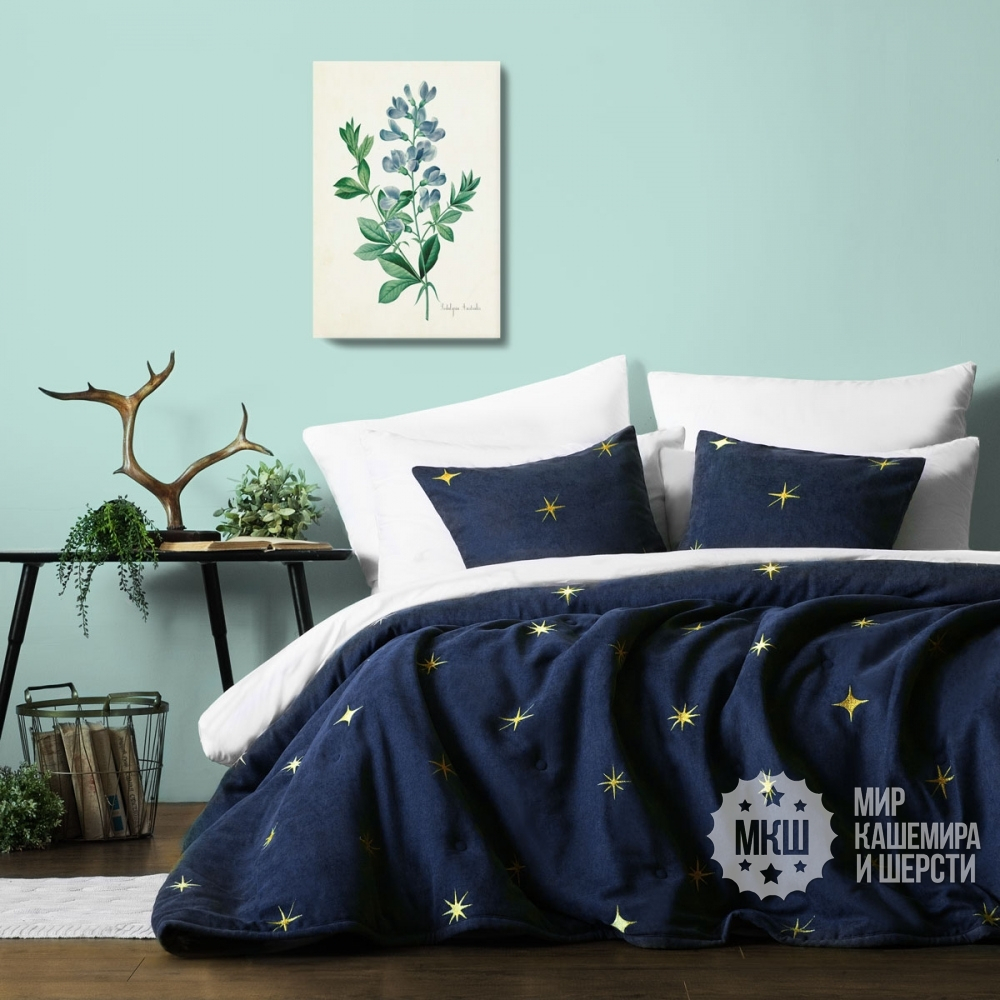 Набор текстиля в спальню  БЭЛЛИИ (арт. BL10-294-02)  - синий