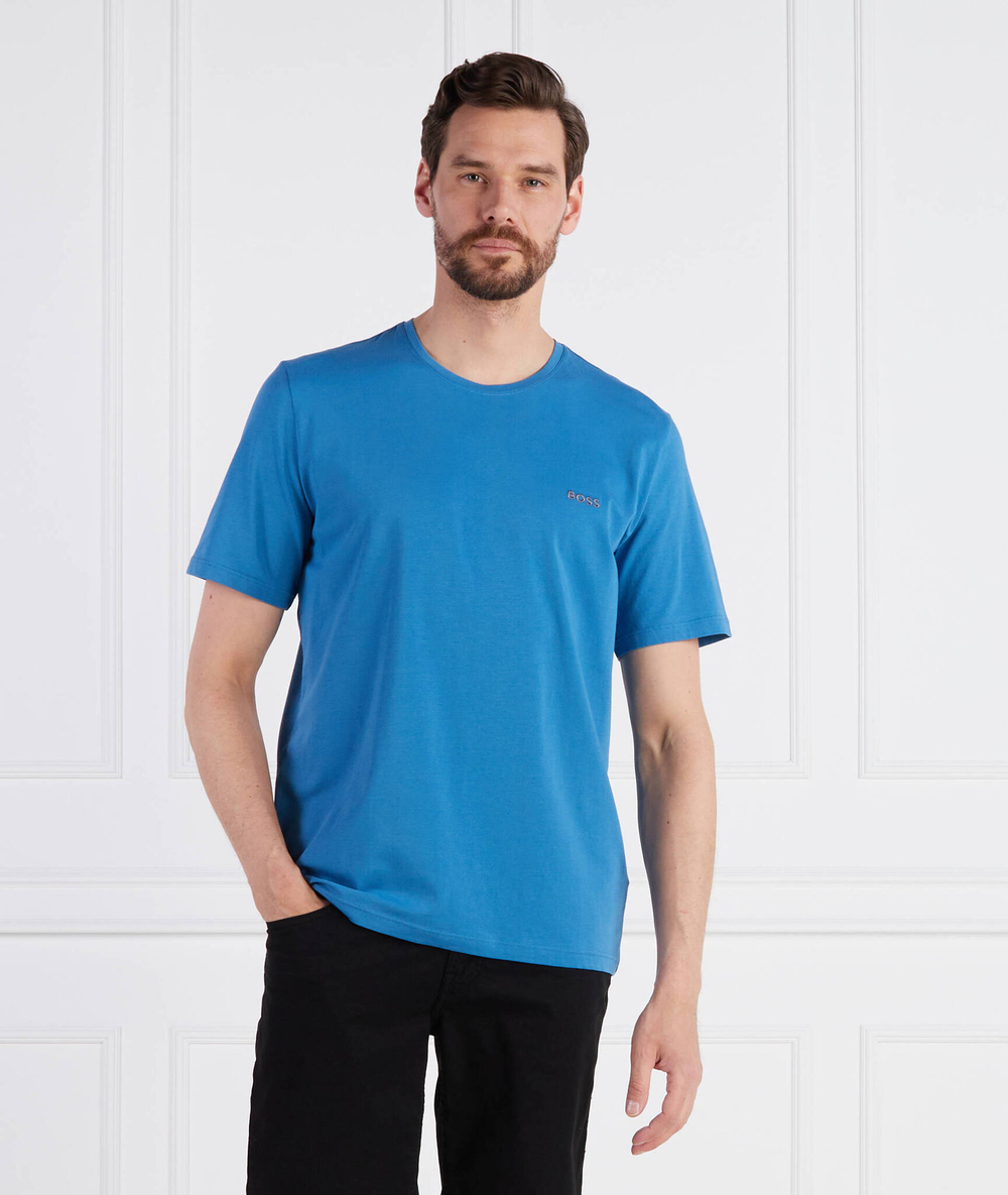 Футболка BOSS BLACK - голубой(50469605)