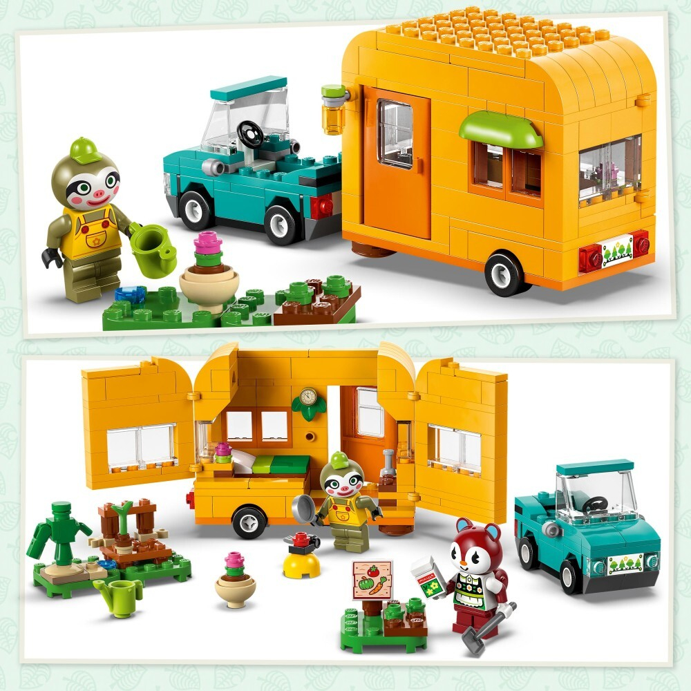 LEGO Animal Crossing/ Лейф и его катафалк и садовый магазин/ 77054