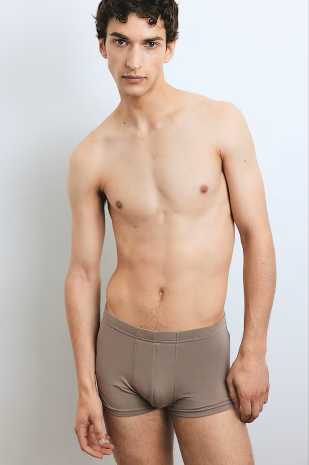 H&M Набор трусов-боксеры из хлопка (10 штук), коричневый