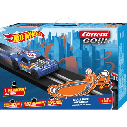 Carrera GO!!! - Автотрек 6,0 м Hot Wheels Challenger + 1 машинка 68000 / артикул   68000  / GTIN 4007486680005