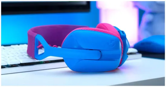 Беспроводная компьютерная гарнитура Logitech G G435, Blue ( Голубой)