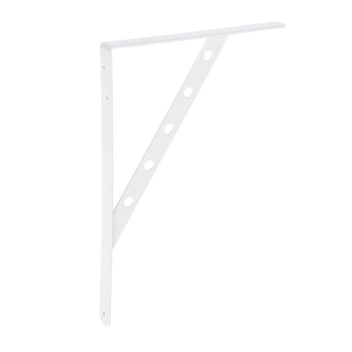 КРОНШТЕЙН МЕТАЛЛИСТ УСИЛЕННЫЙ 350*250 ПОЛ. БЕЛЫЙ