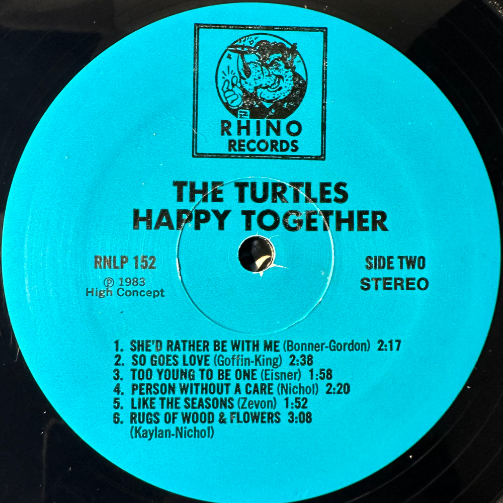 The Turtles ‎– Happy Together (США 1983г.)