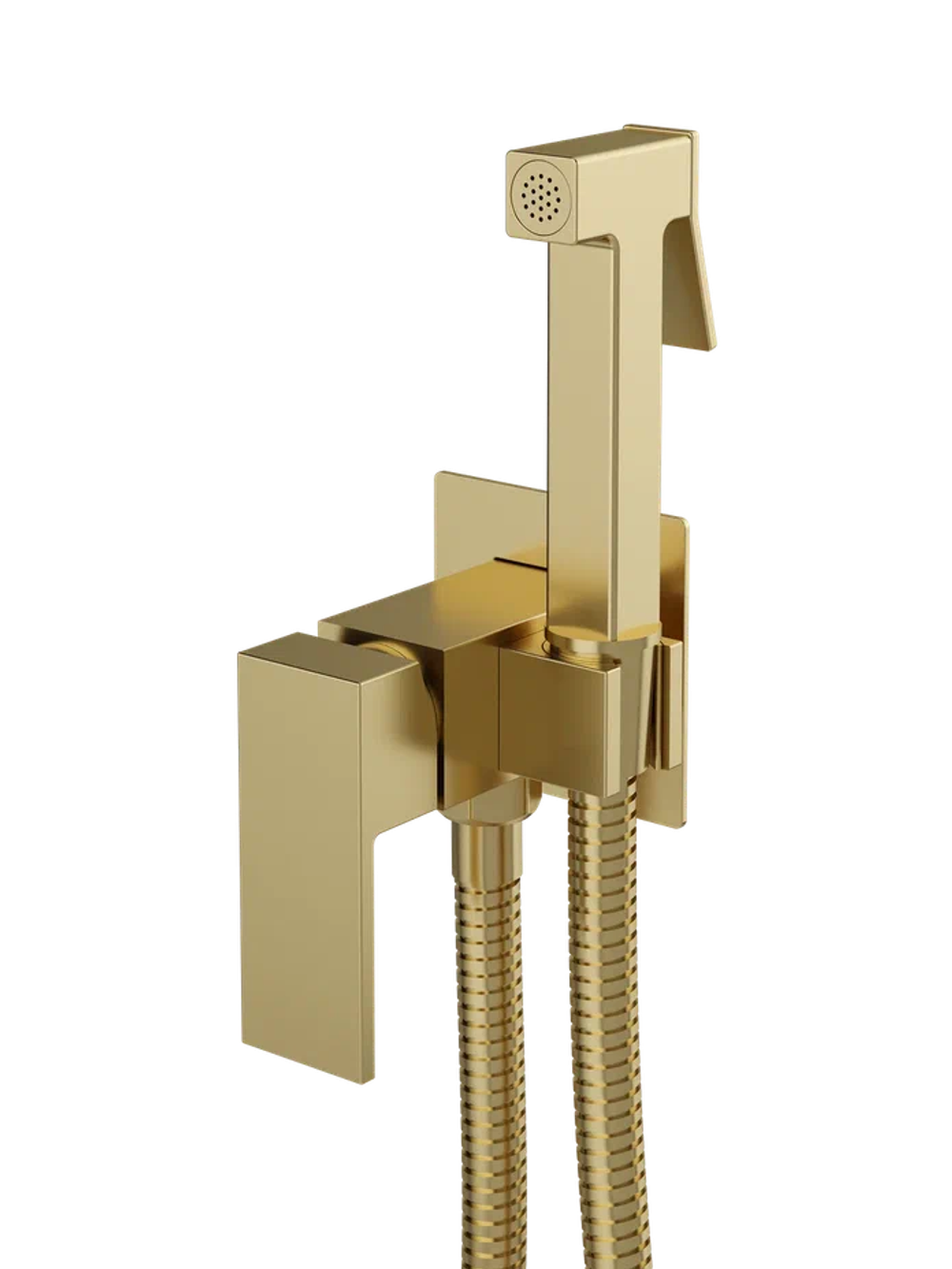 Гигиенический душ STWORKI Эстерсунд S35150GM со смесителем, С ВНУТРЕННЕЙ ЧАСТЬЮ, матовое золото