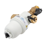 Грязеуловитель STOUT DR-3 - 3/4" (ВР-ВР, PN3, Tmax 90°C, с шаровым краном, с магнитной вставкой)