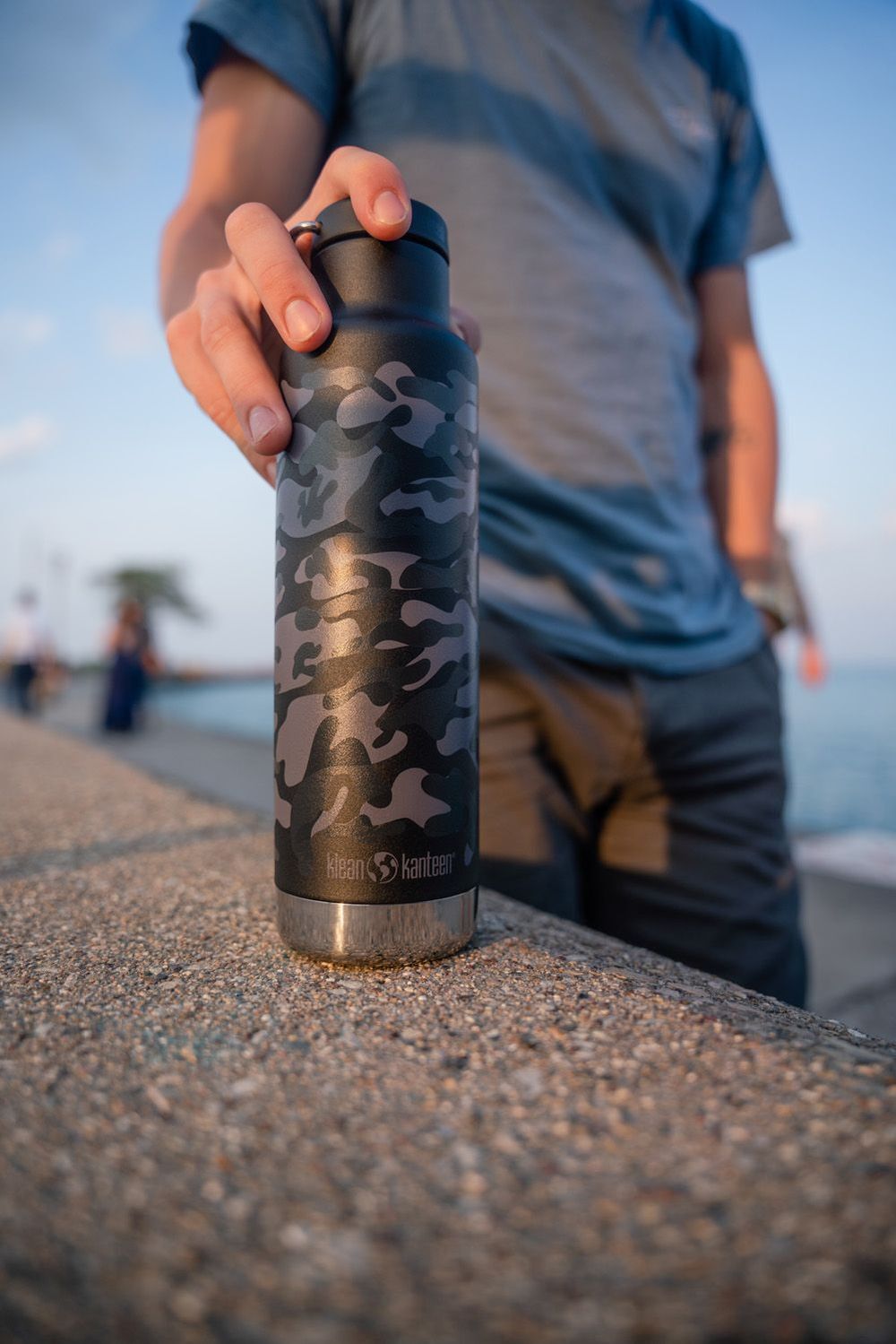 Термобутылка Klean Kanteen NEW Insulated Classic 20oz (592 мл) Black Camo