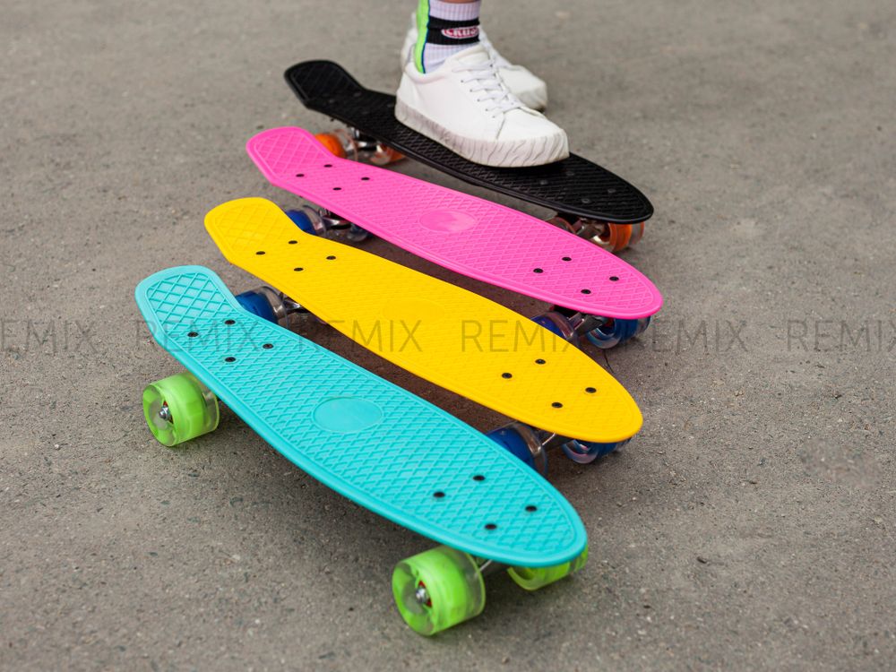 Пенни Борд / Penny Board 65х18см 6023 (скейт 27&quot; одноцветный)