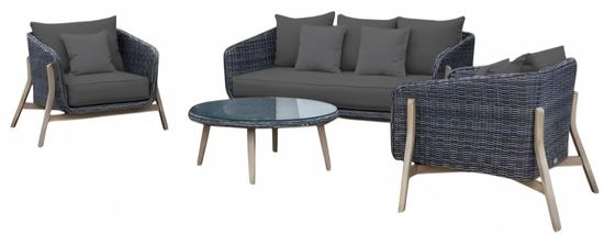 Комплект плетеной мебели Jura цвет антрацит