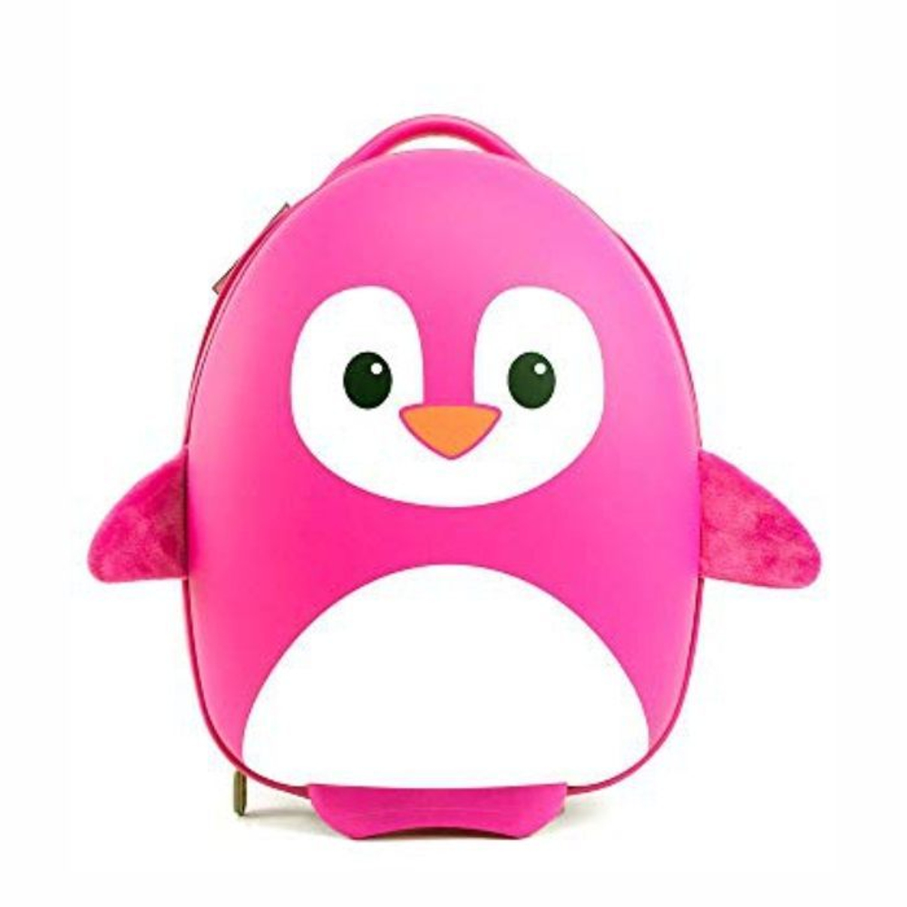 Набор дорожный Bbbag Розовый пингвин рюкзак + чемодан