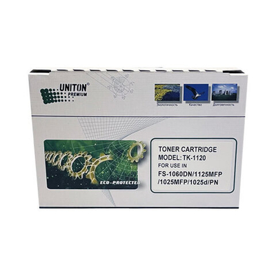 Тонер-картридж UNITON, аналог KYOCERA TK-1120 для FS-1060/FS-1025/1125 (3K, TG-47, MURATA) Premium Eco