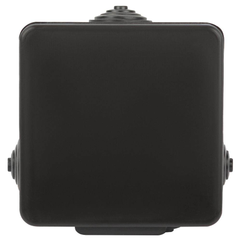 Распаячная коробка ЭРА KOR-80-80-50-7g-B открытой установки черная 80х80х50мм с гермовводами 7 вх. IP54