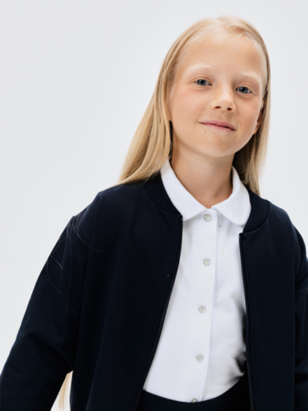 Бомбер Mjölk School Blue