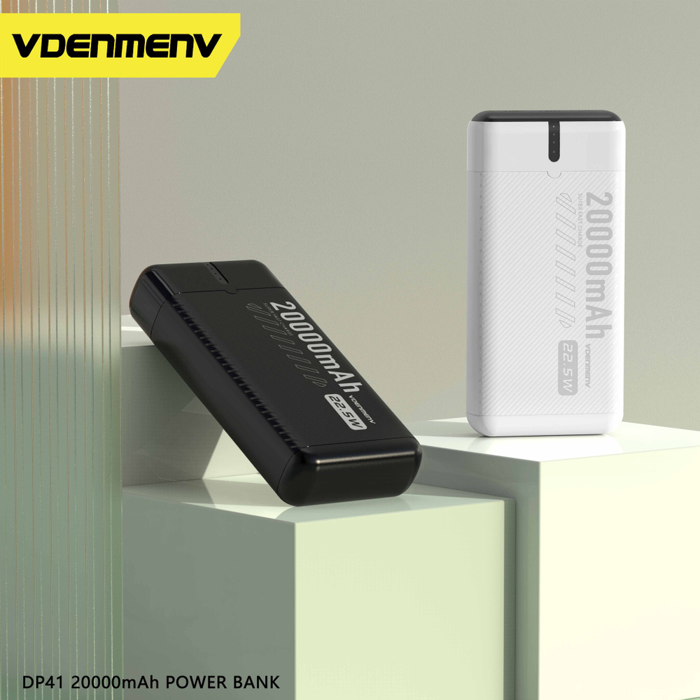Портативный аккумулятор DENMEN DP41 20000 mAh (черный)